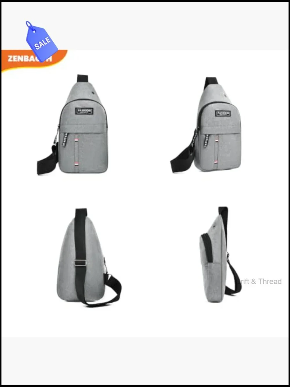 Cross Body Sling Bag Multipurpose Travel Chest Shoulder Backpack Hiking